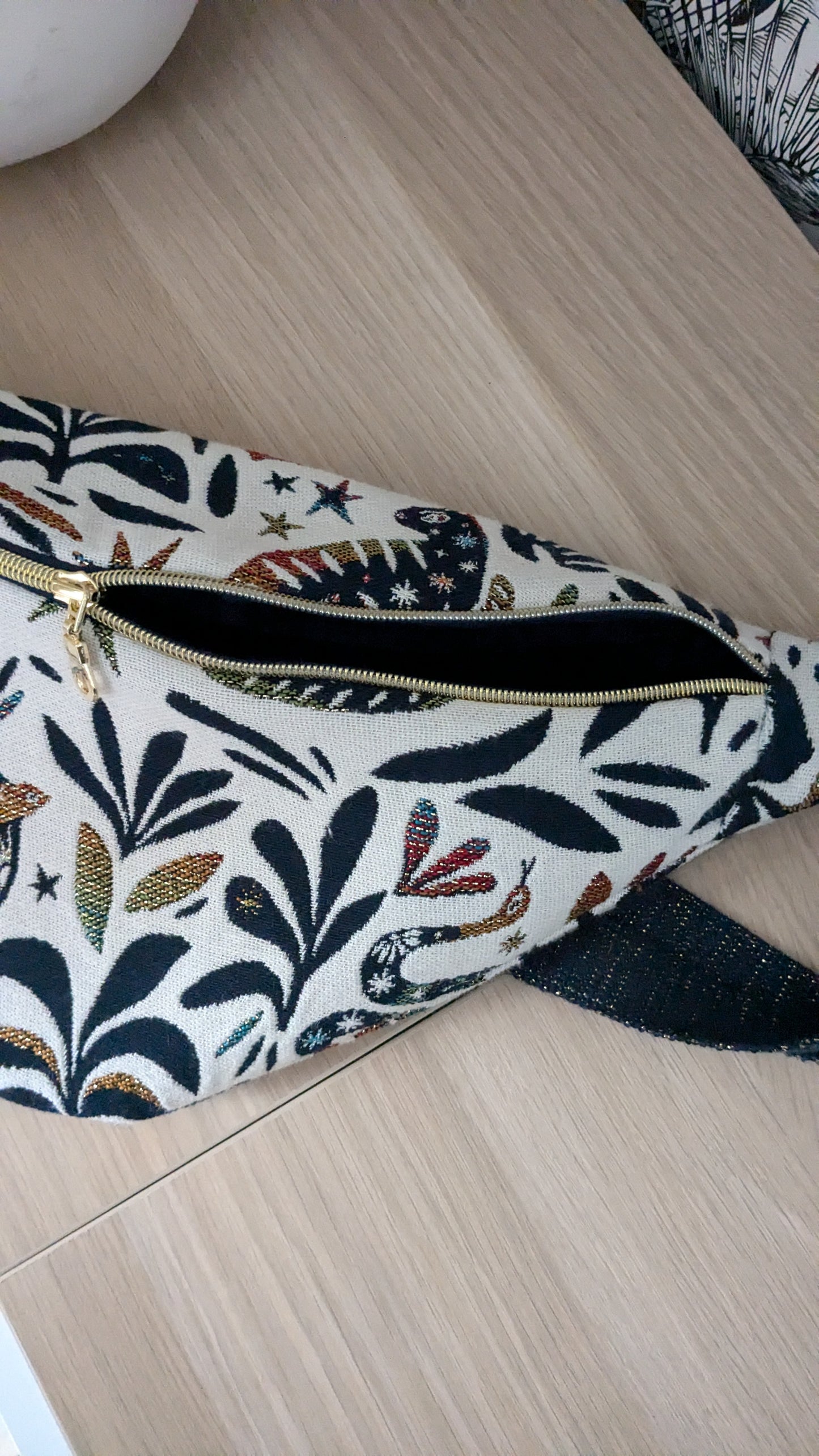 Neuf Création Sac banane chat multicolore - Création Sab'bobine - TU
