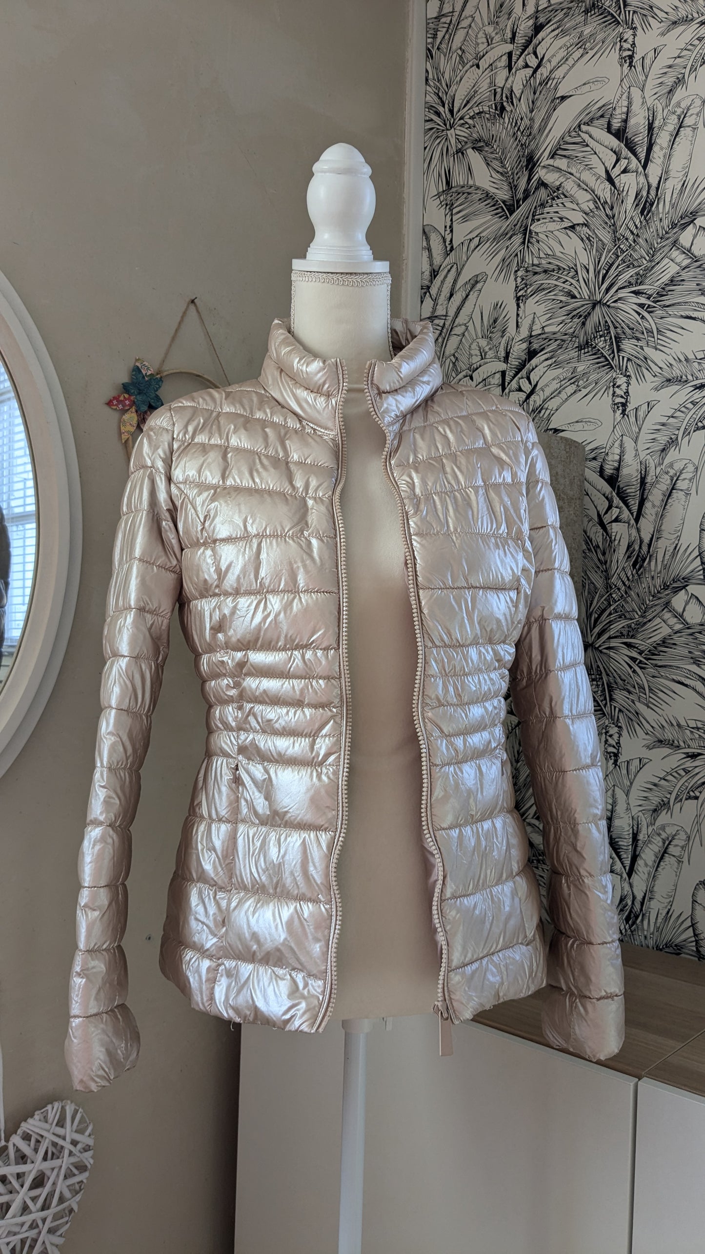 Manteau doudoune beige doré - Attrait - 36