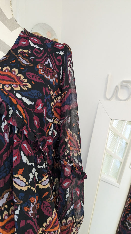 Robe longue tropicale - Grain de malice - 38