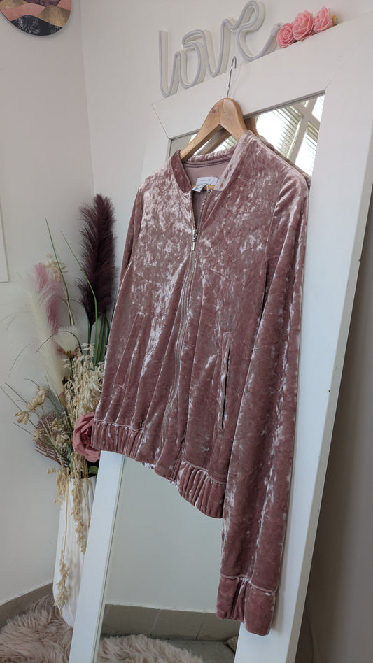 Bomber velours vieux rose - Atmosphère - 38