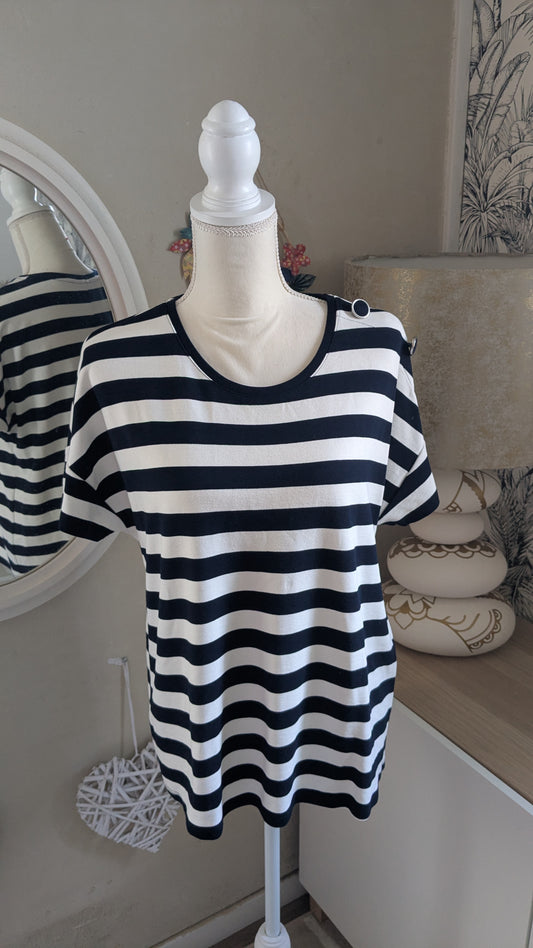 Sweat marinière - Kiabi - 44/46