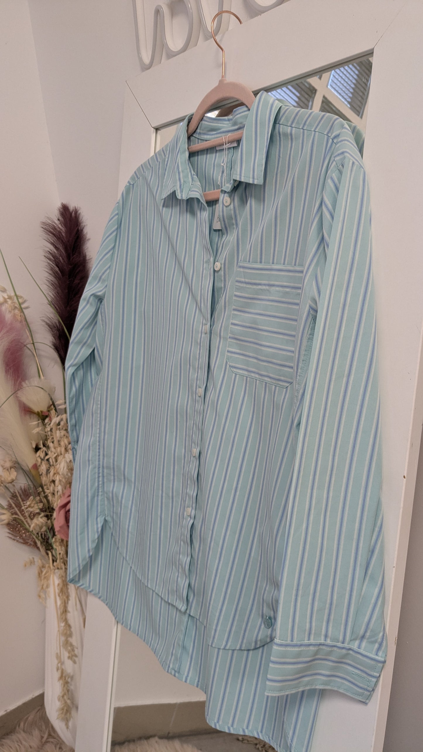 Chemise ciel rayée oversize - Milla Star - 34