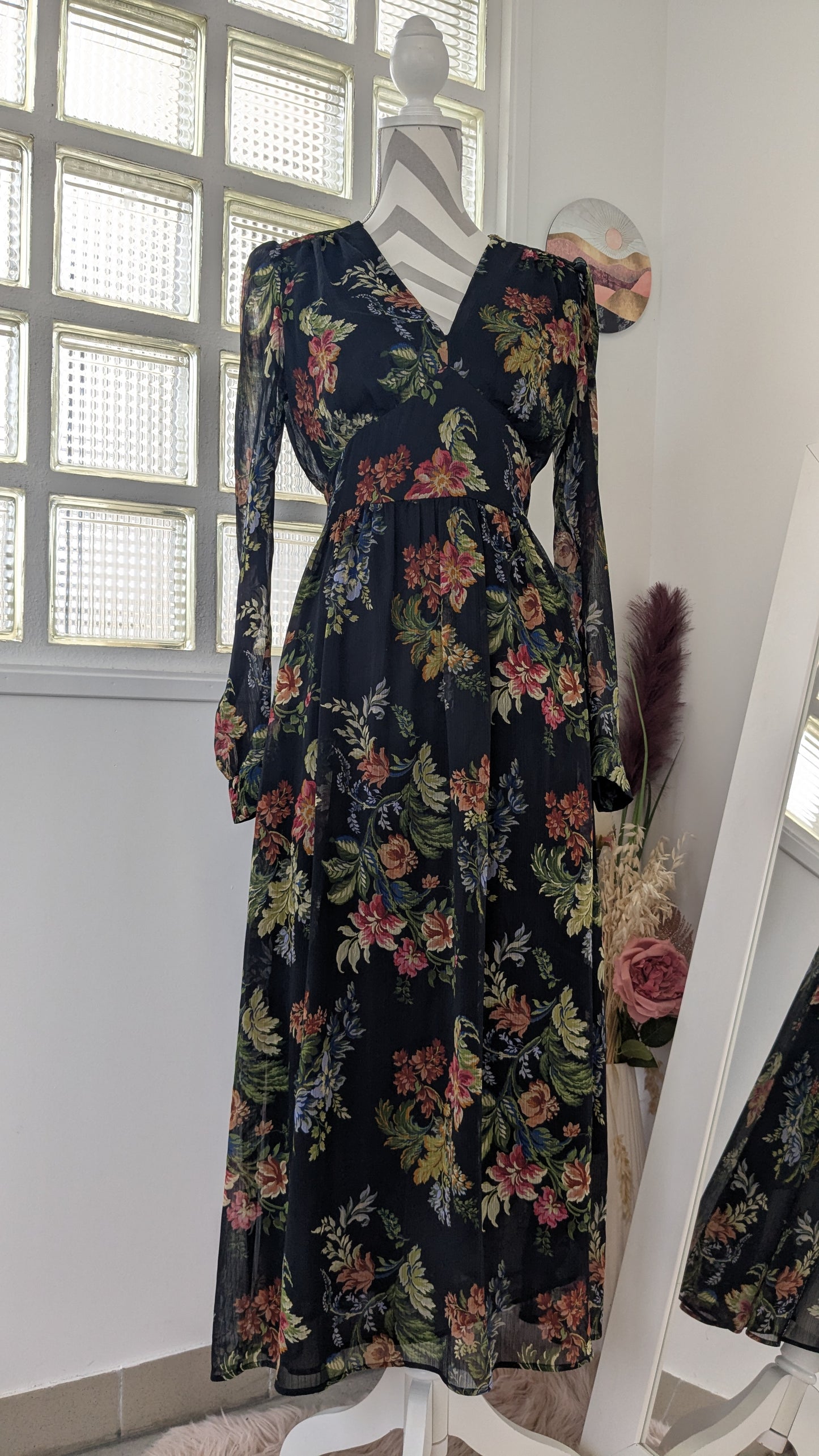 Robe longue fleurie - Mango - 38