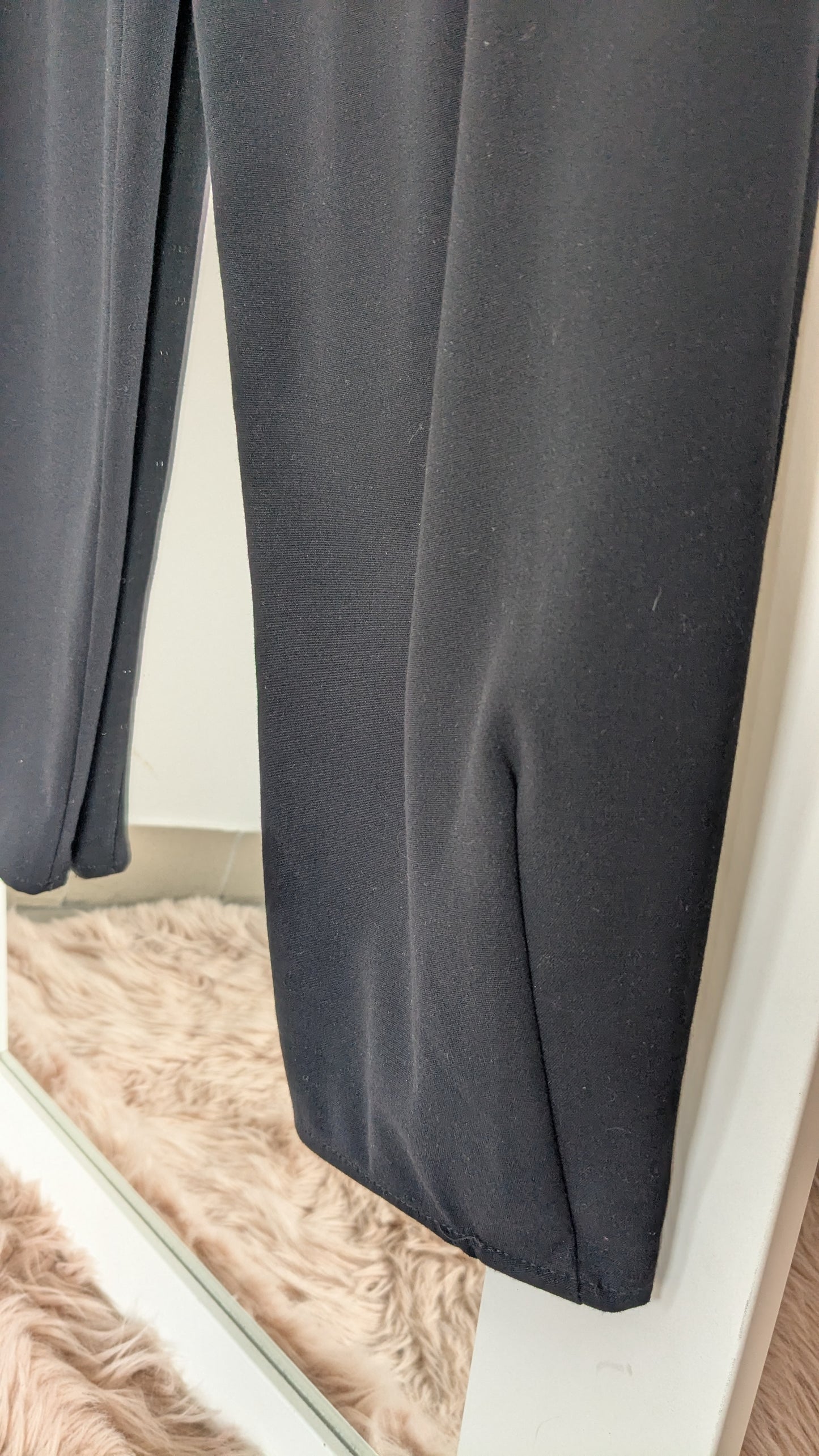 Pantalon souple noir ballon - Stradivarius - 36