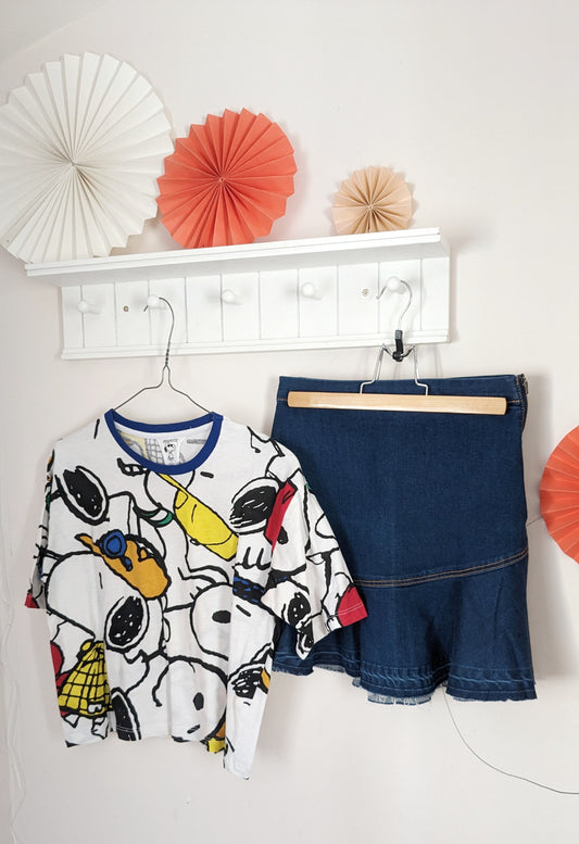 Mini jupe jeans - Stradivarius - 34