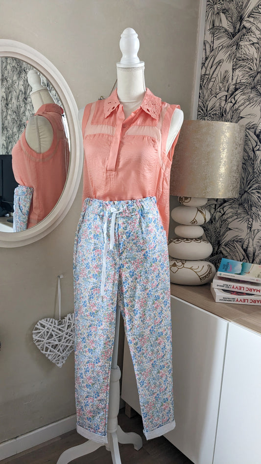 Neuf Blouse débardeur abricot - See u soon - 38