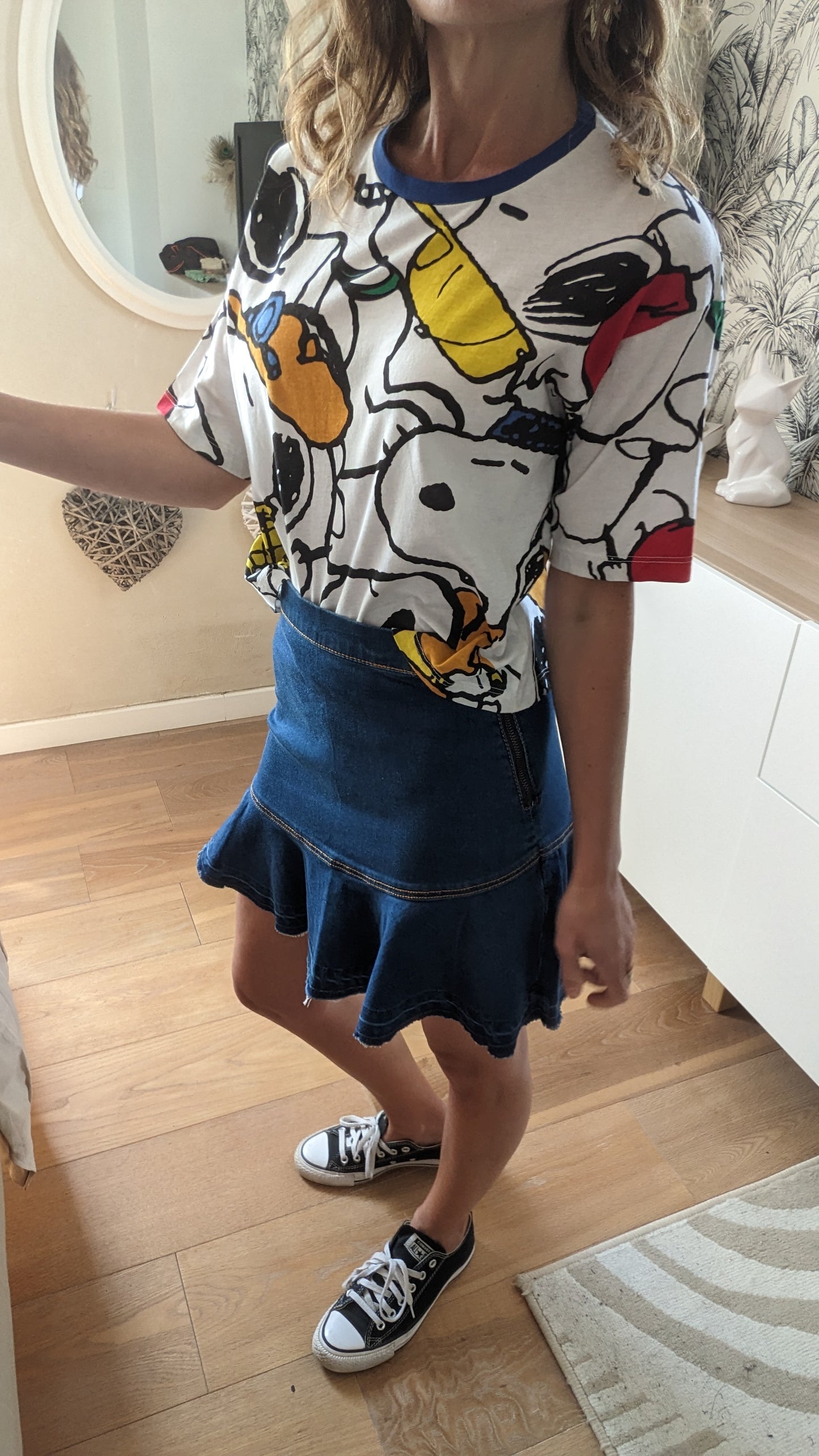 Mini jupe jeans - Stradivarius - 34