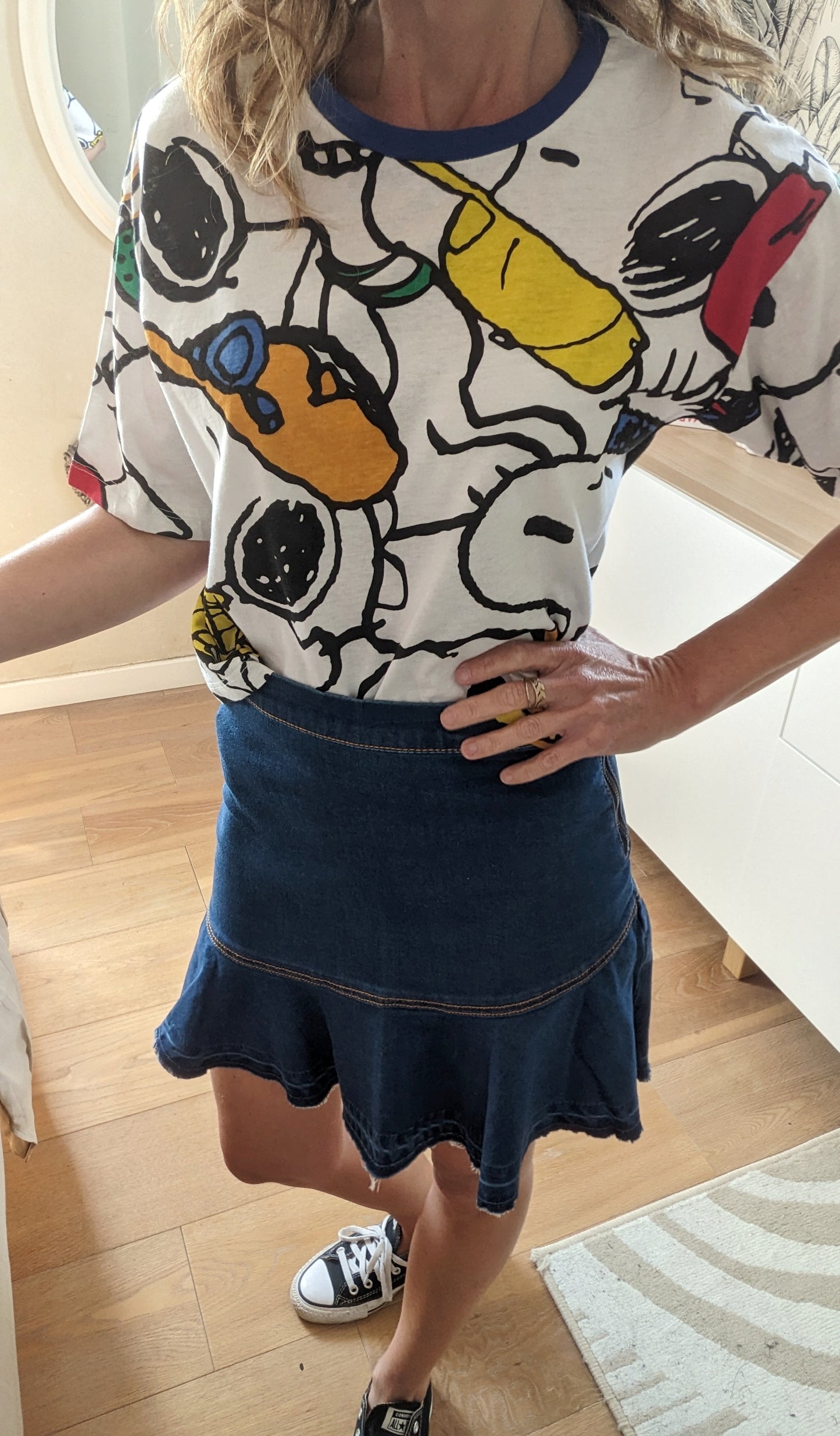 Mini jupe jeans - Stradivarius - 34