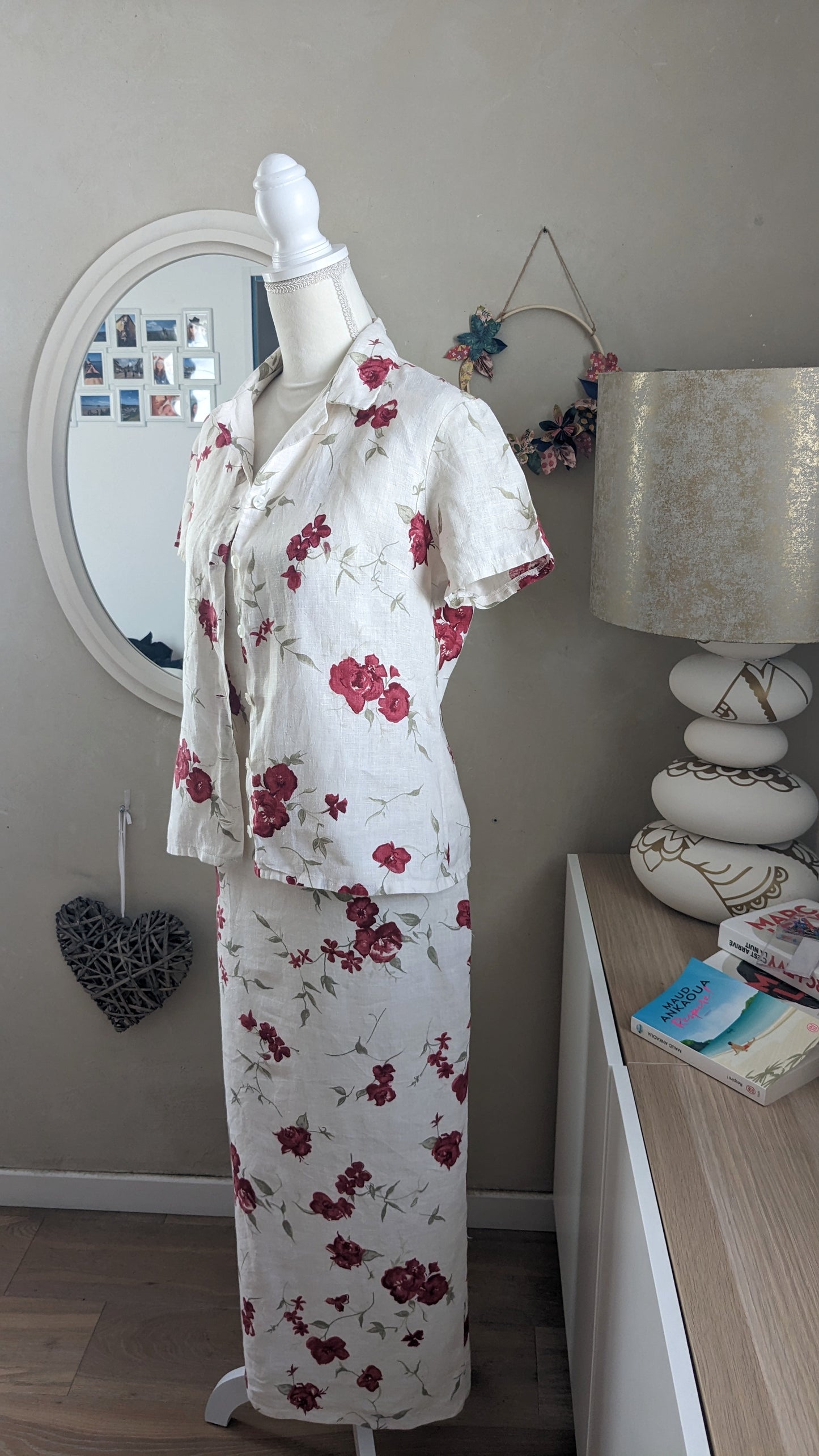 Robe longue fleurie - Armand Thierry - 40