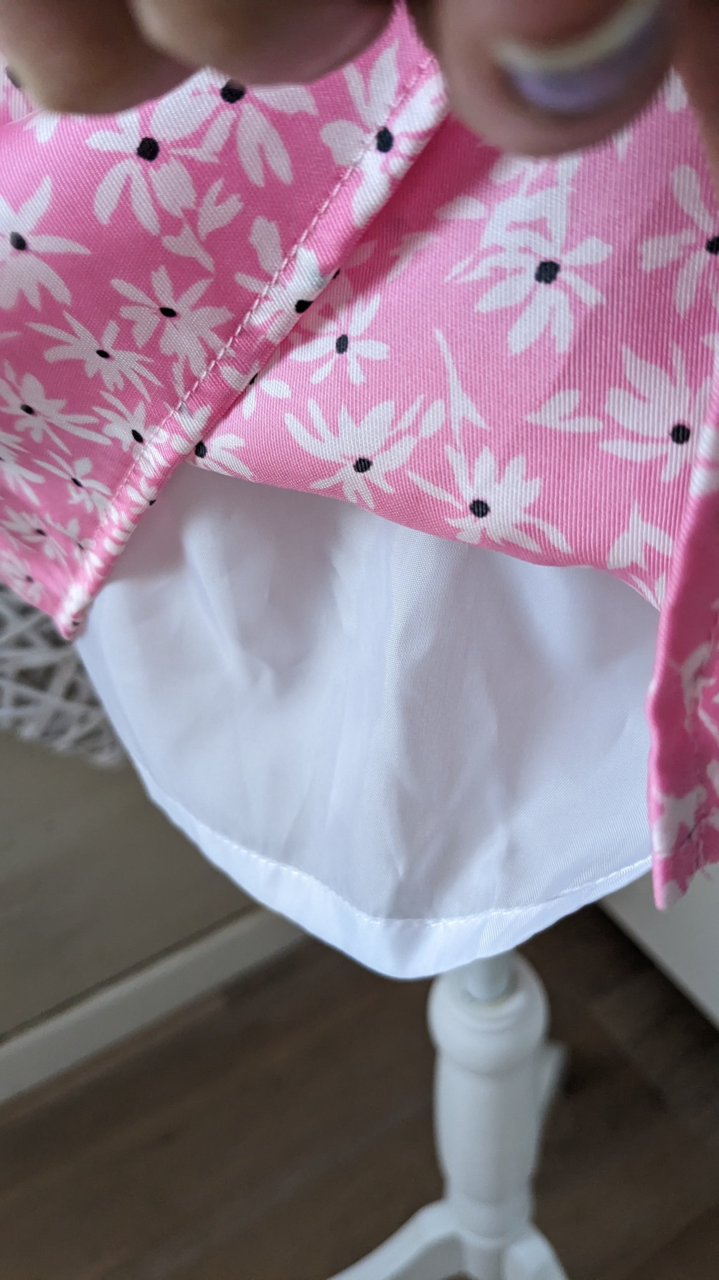 Jupe fleurie rose - Bershka - 38