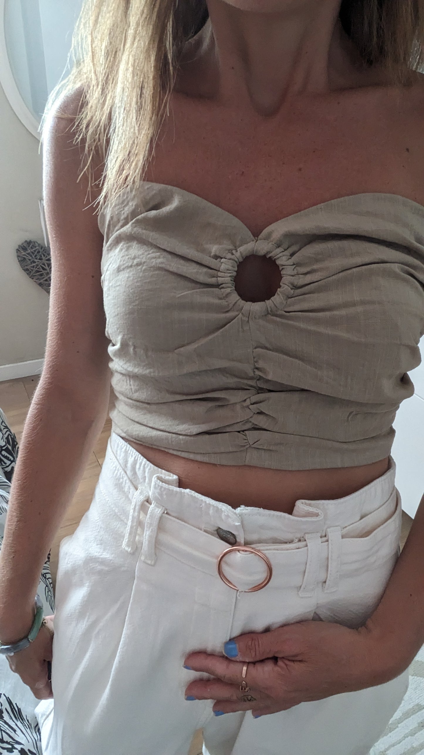 Neuf Top bustier café - Lelis - 36