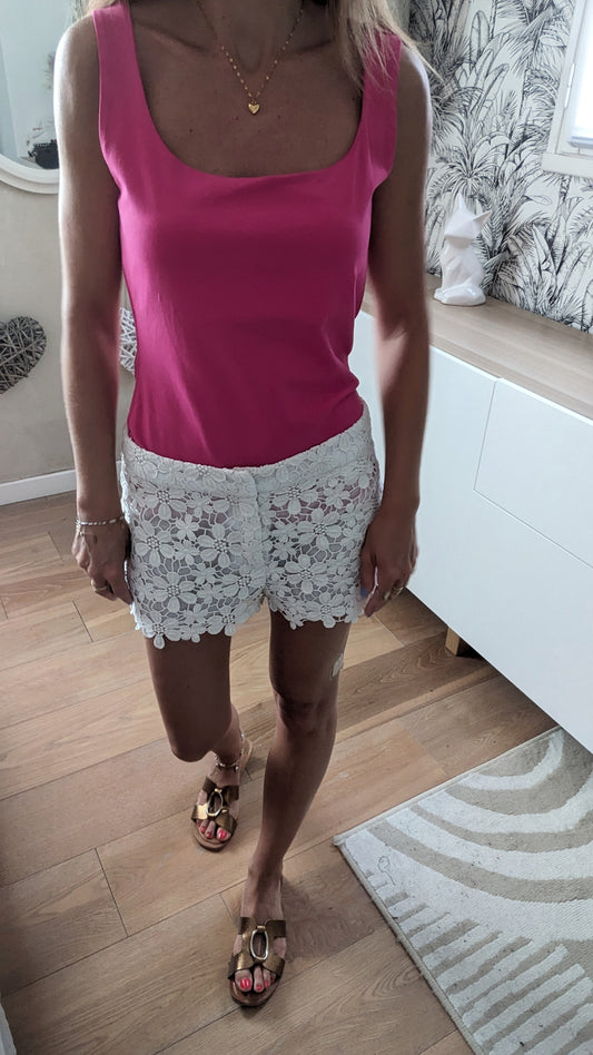 Short crème dentelle - Nafnaf - 36