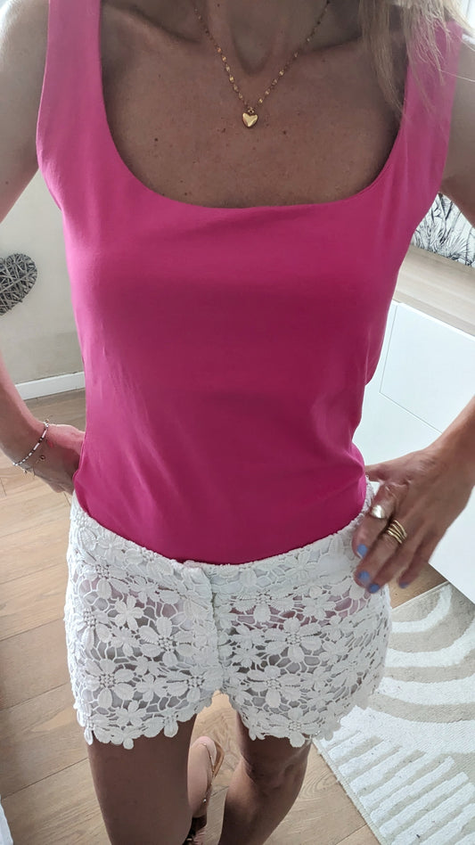 Short crème dentelle - Nafnaf - 36