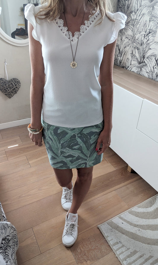 Jupe tropicale - Terre Bleue - 38