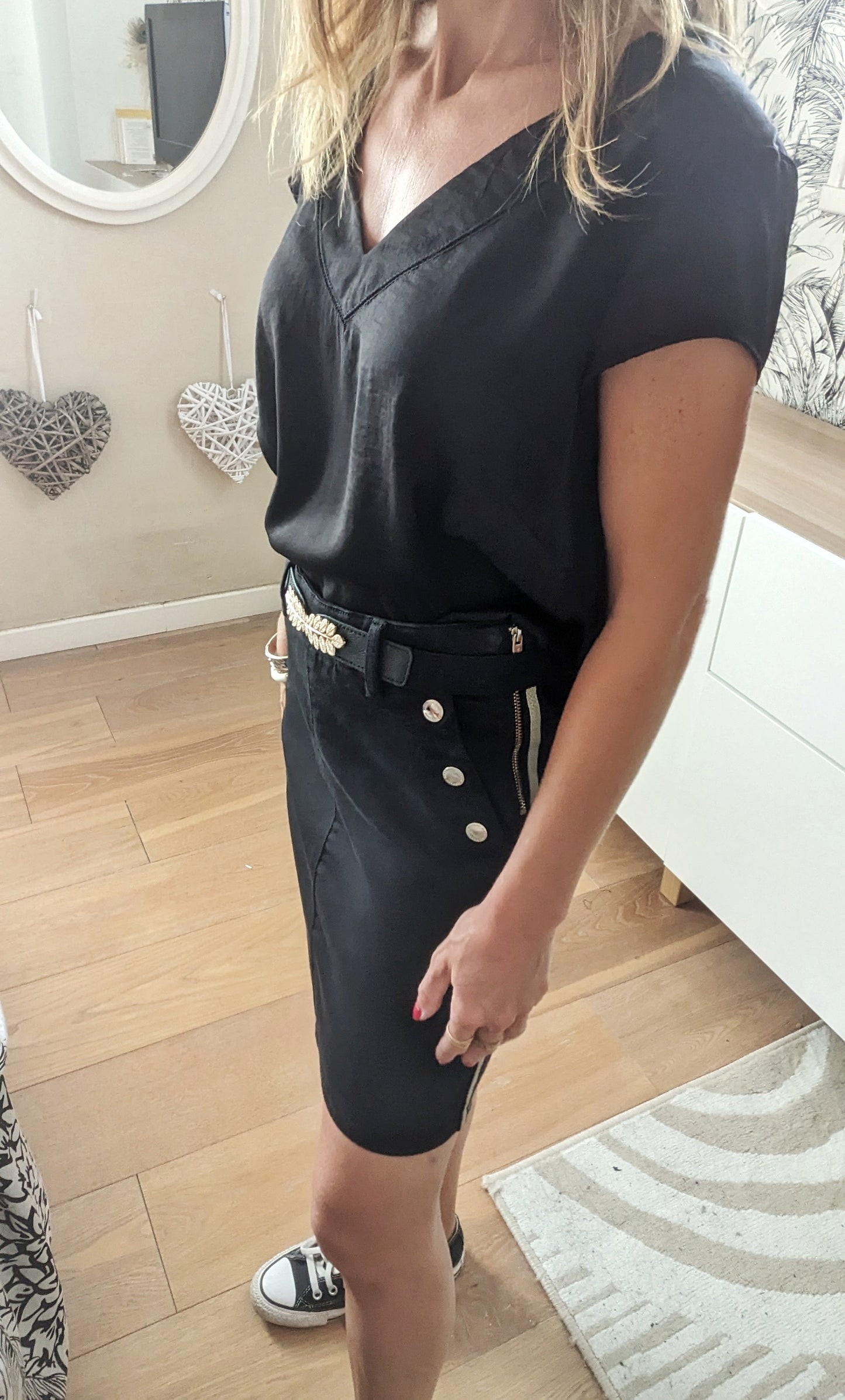 Blouse satinée - H&M - 36