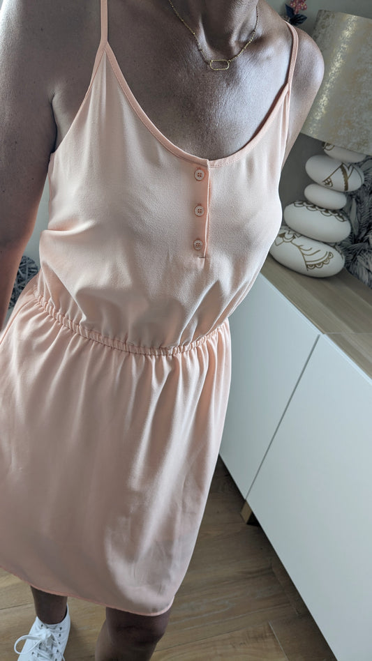 Robe estivale abricot - LH - 40