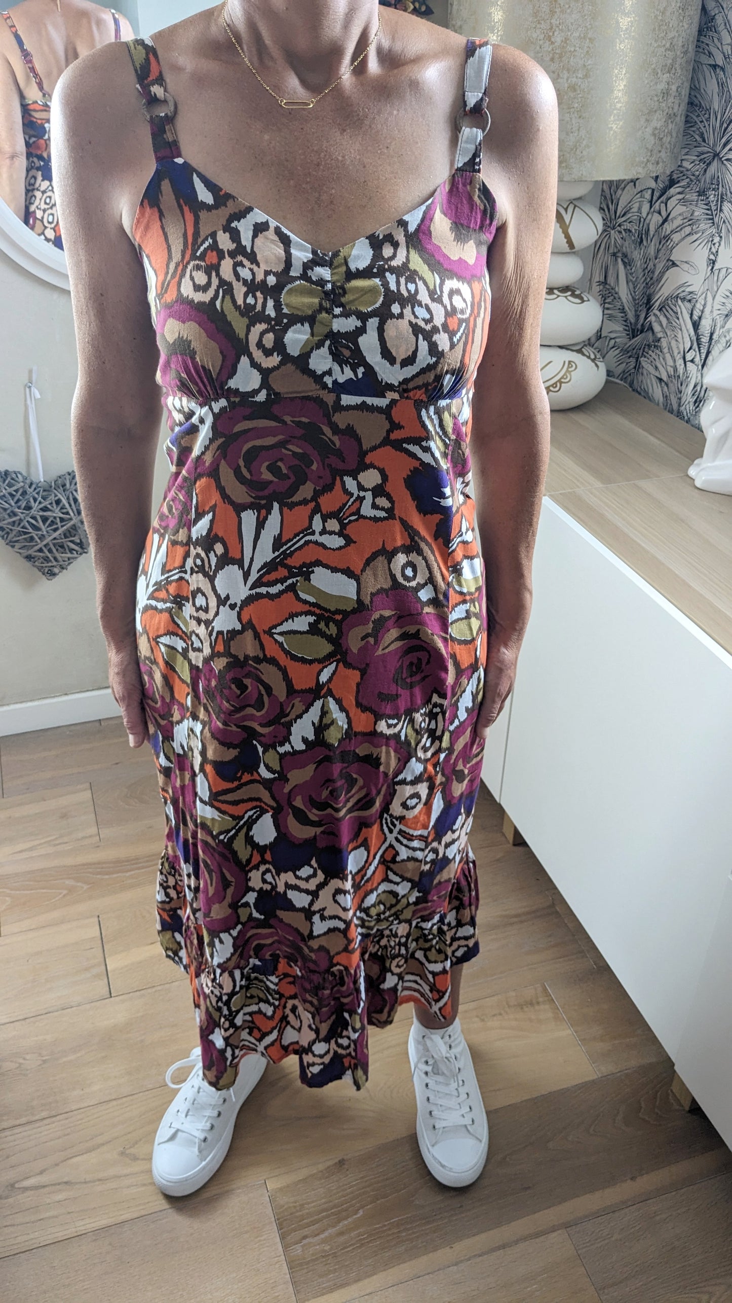 Robe longue fleurie - Armand Thiery - 40