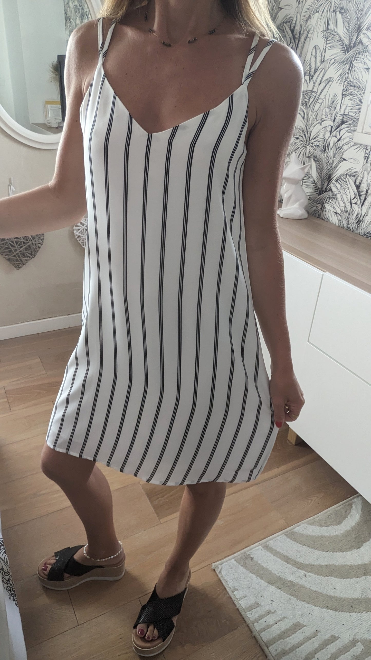 Robe rayée croisee - Pimkie - 34/36
