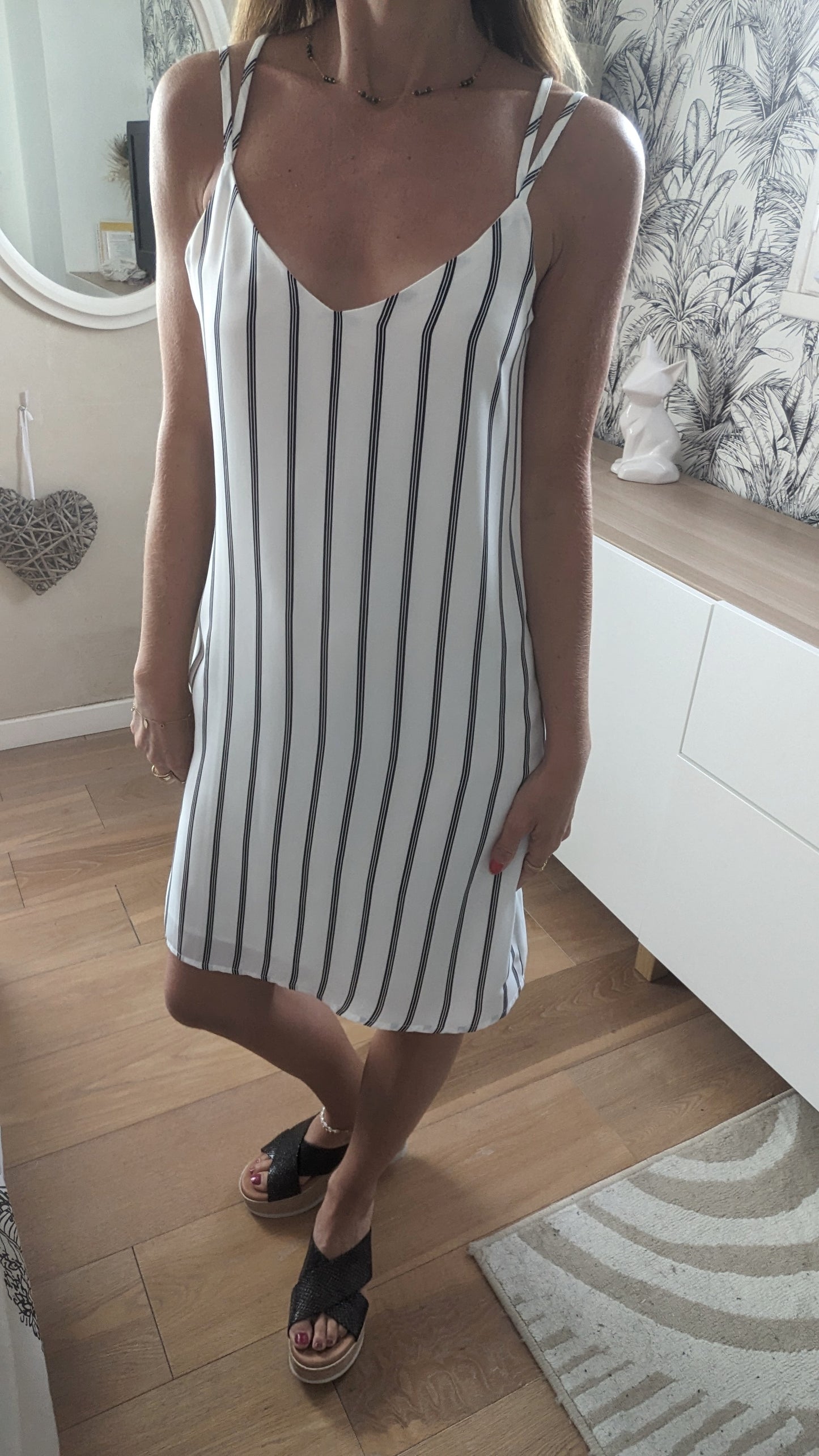 Robe rayée croisee - Pimkie - 34/36