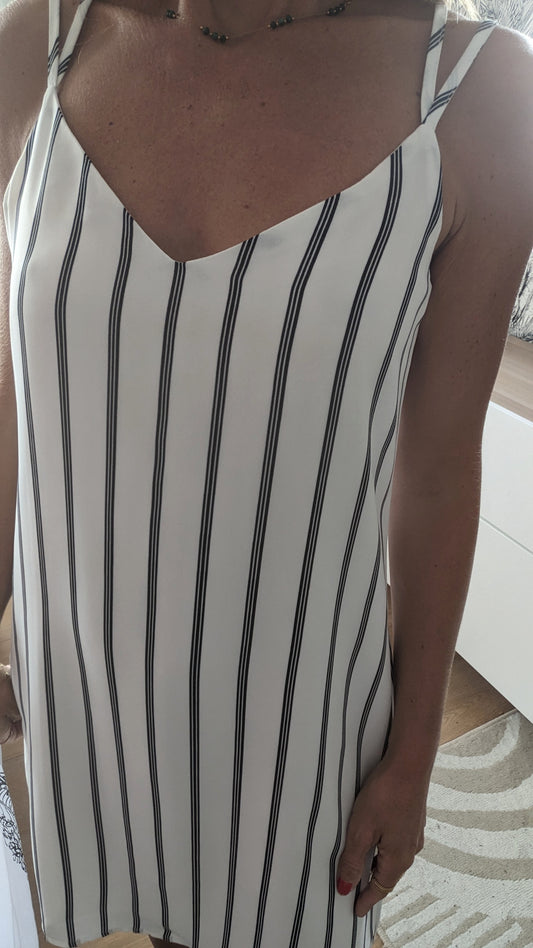 Robe rayée croisee - Pimkie - 34/36