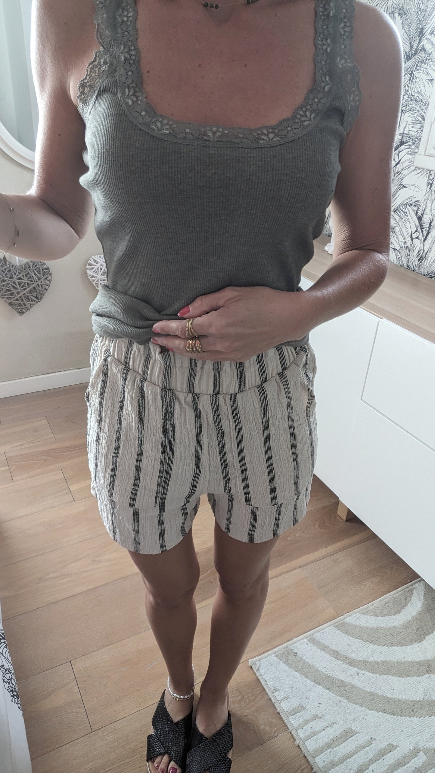 Neuf short bohème - Camaieu - 36