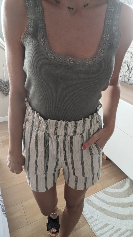 Neuf short bohème - Camaieu - 36