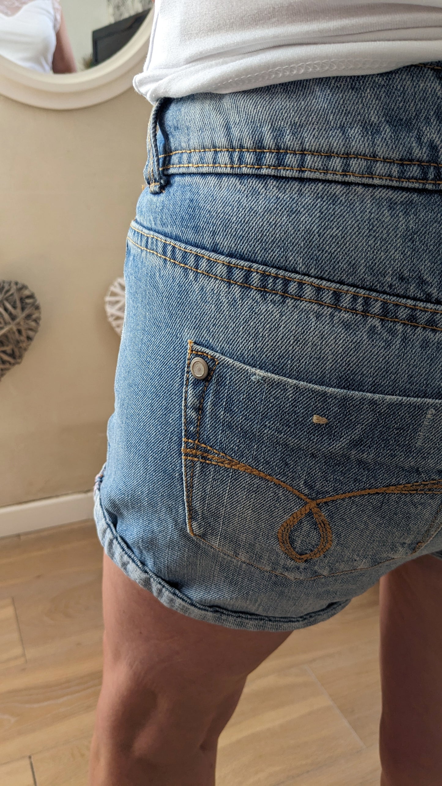 Short en jeans - Denim - 42