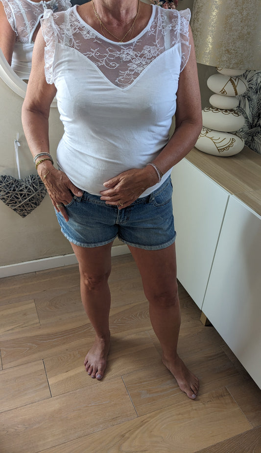 Short en jeans - Denim - 42