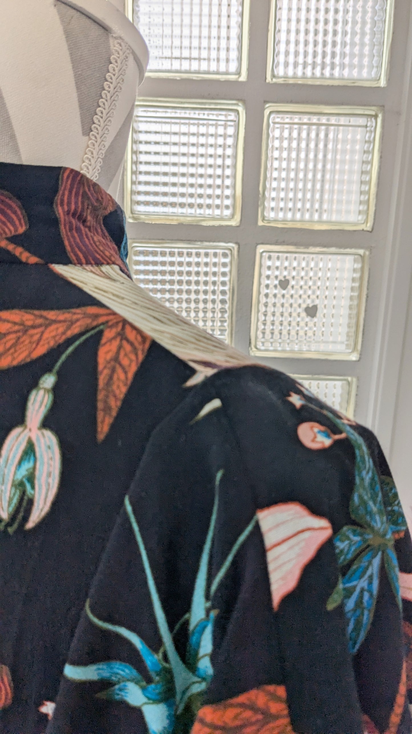Robe automne fleurie volants - H&M - 38