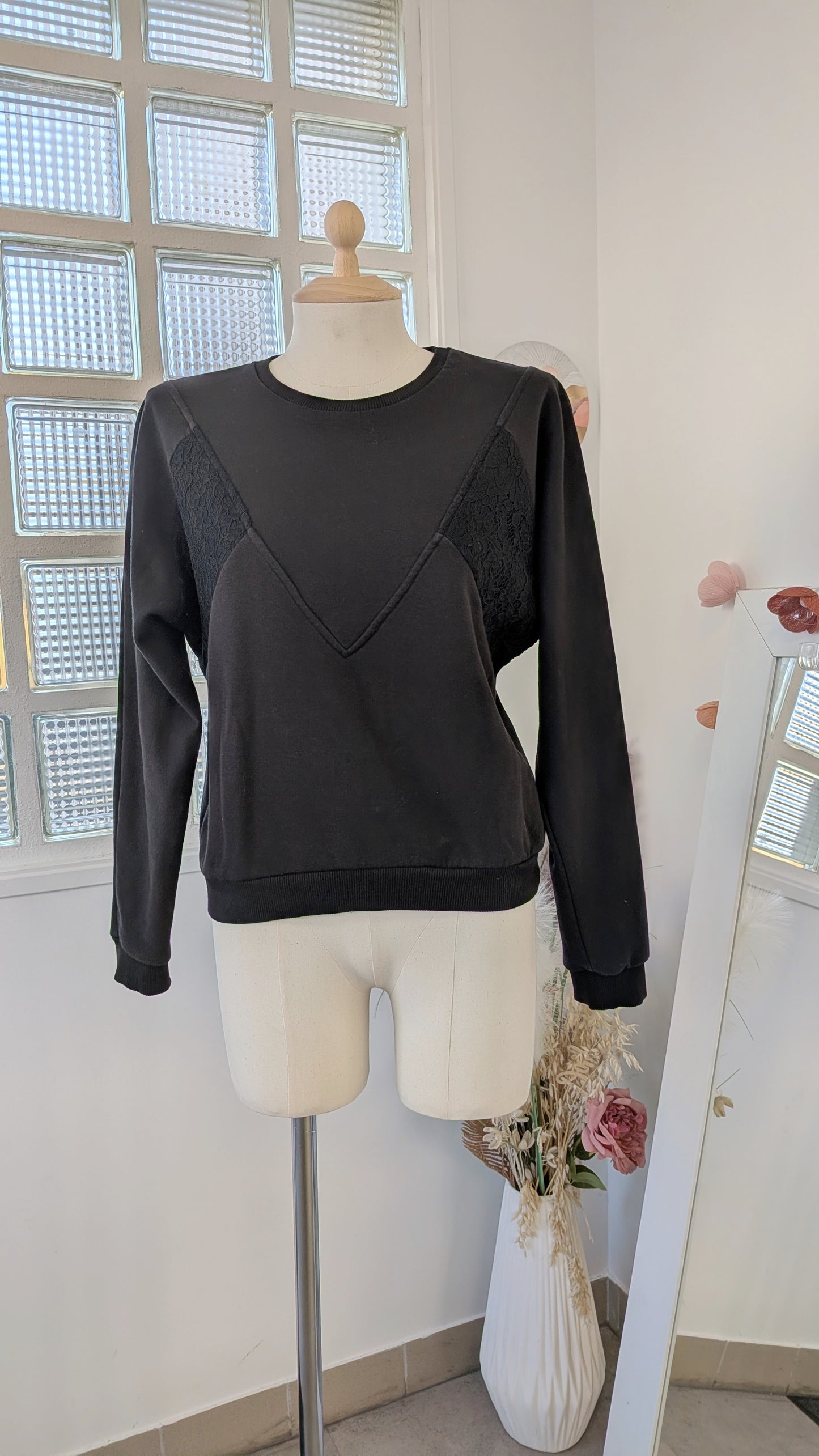 Sweat dentelle - Promod - 34