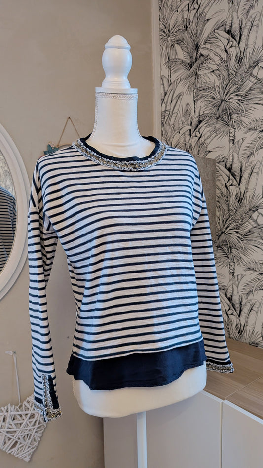 Pull sweat marinière - Kookaï - 36