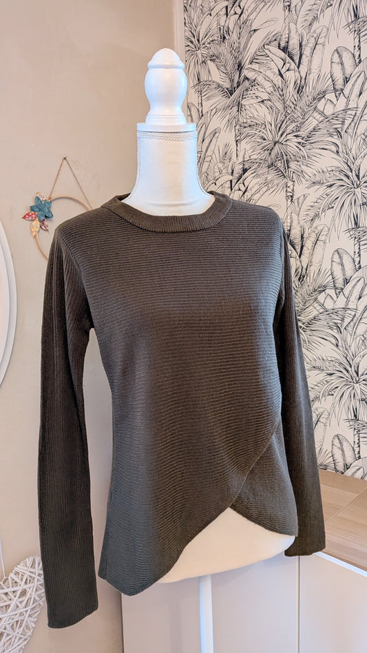 Pull kaki asymétrique - Mango - 36