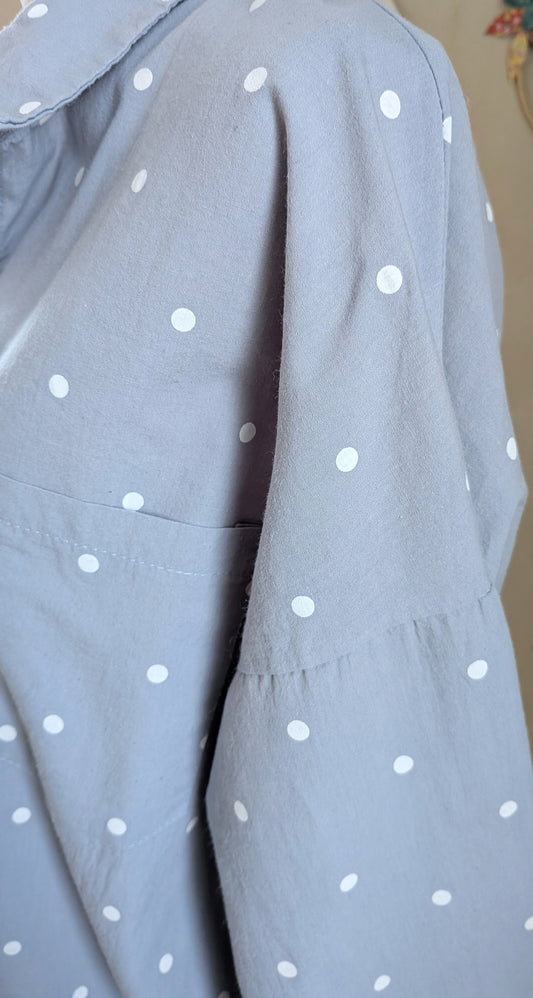 Chemise pois coton- La petite quiberonnaise - TU
