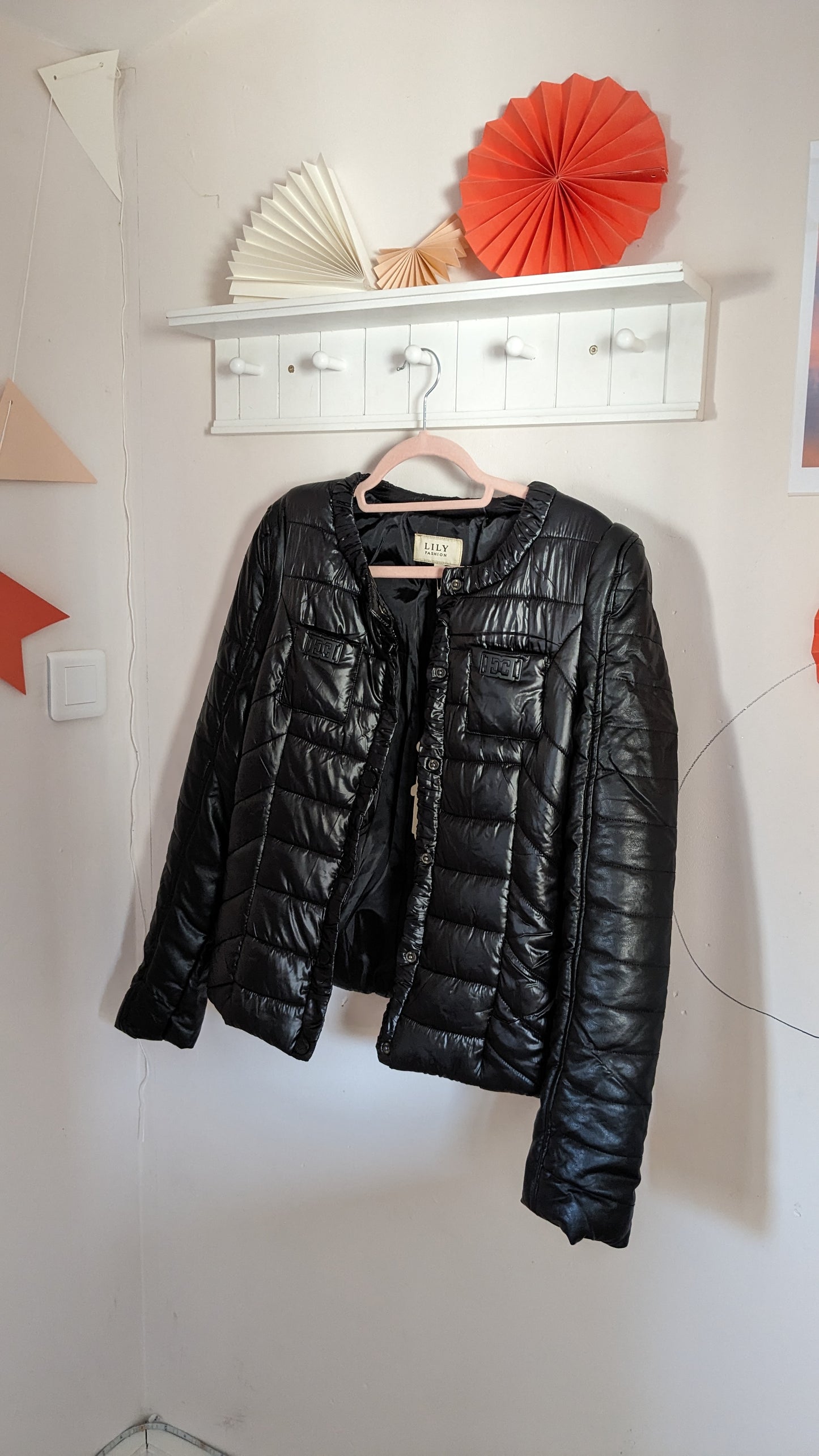 Neuf Manteau doudoune noire - Lili Fashion - 38