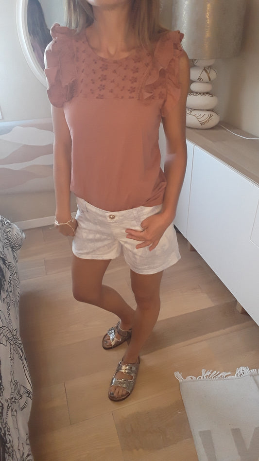 Short toile de jouy - Zara - 34