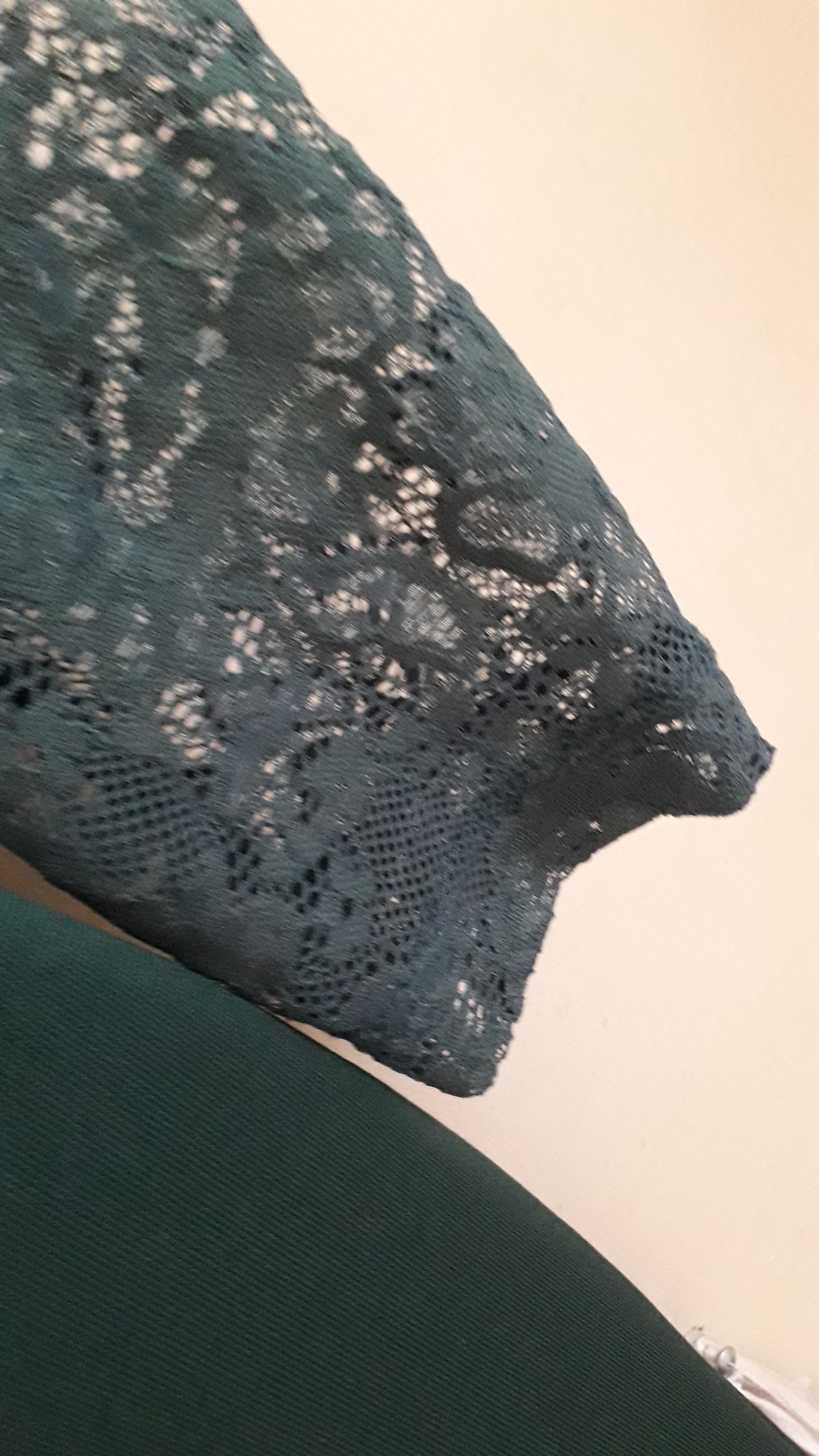 Robe verte dentelle - Etam - 36