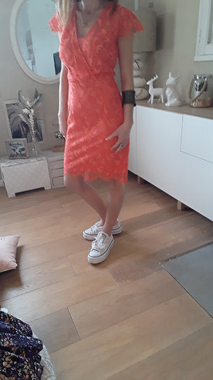 Robe corail - Morgan - 34