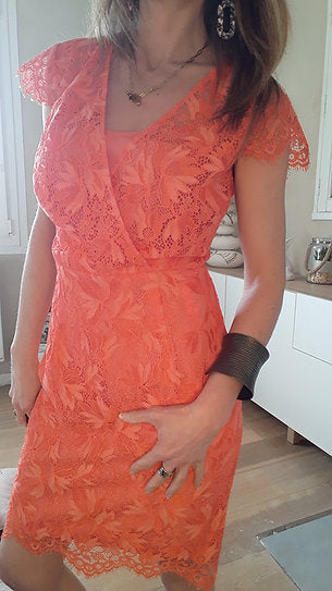 Robe corail - Morgan - 34