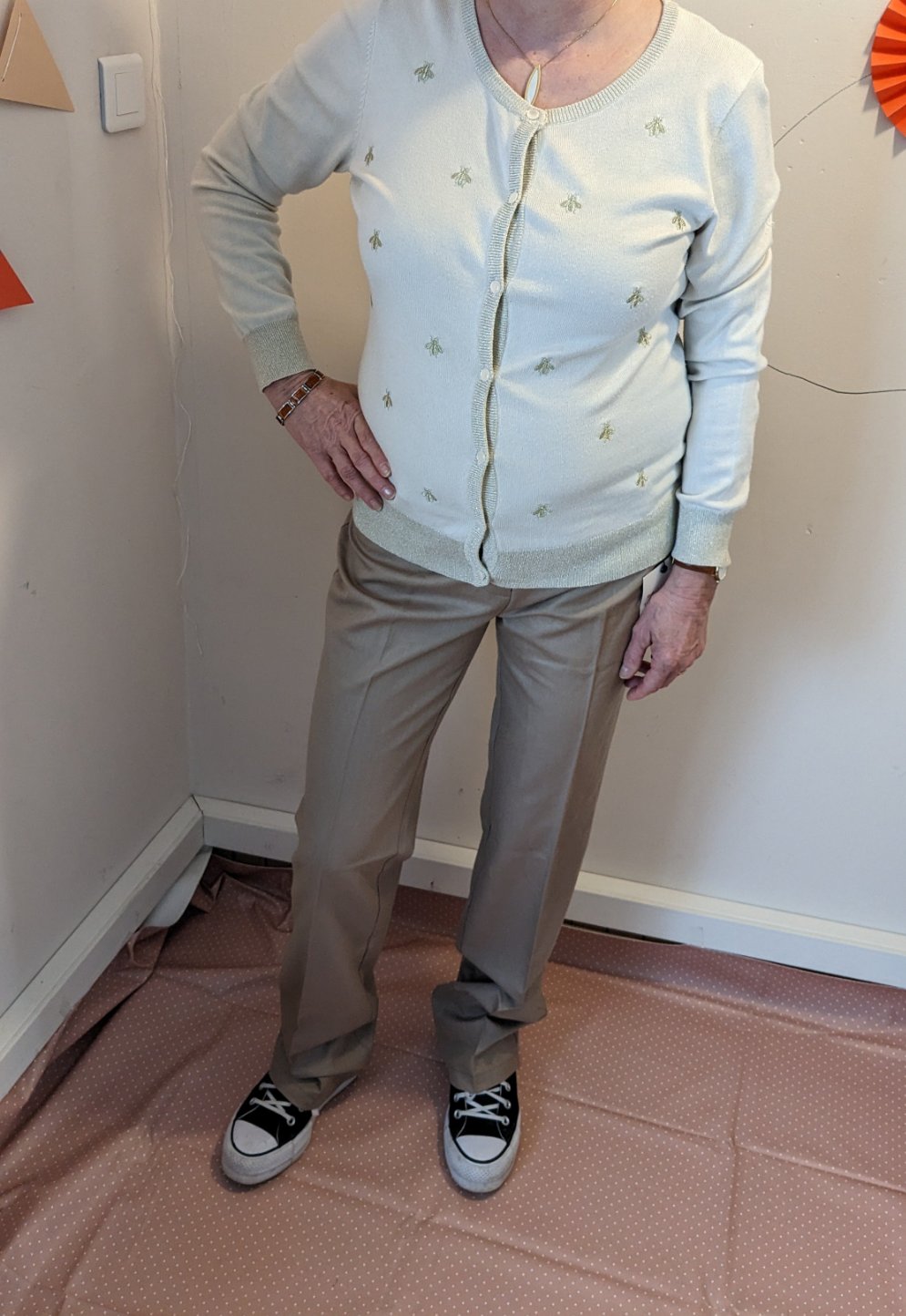 Neuf pantalon beige - Lantin - 40