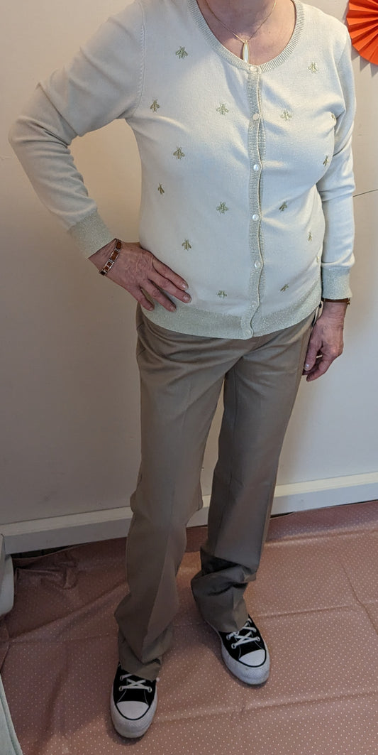 Neuf pantalon beige - Lantin - 40