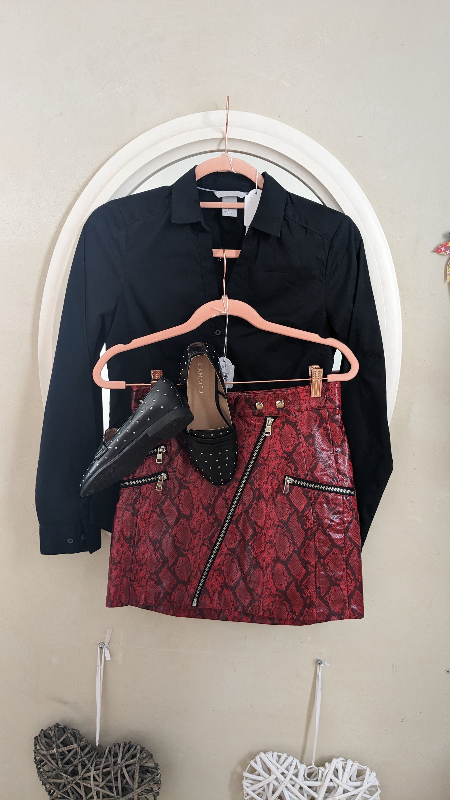 Mini jupe rock - Bershka - 34