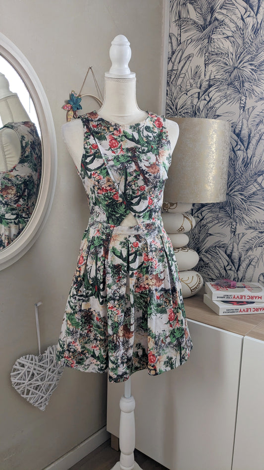 Robe tropicale - Pull & Bear - 38