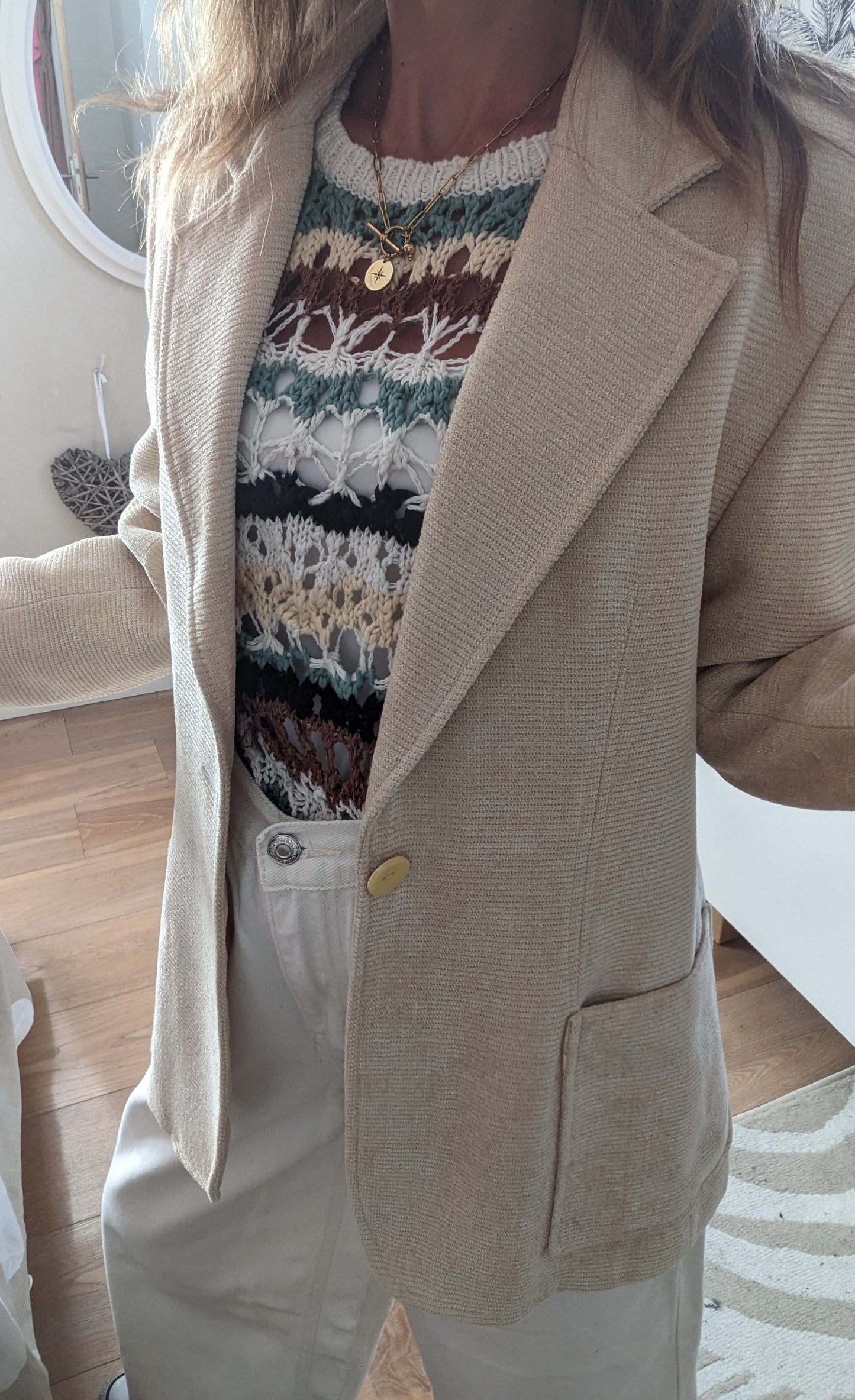 Pantalon large 7/8 ème - Shein - 38