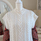 Pull sans manches blanc crème  - H&M - 38