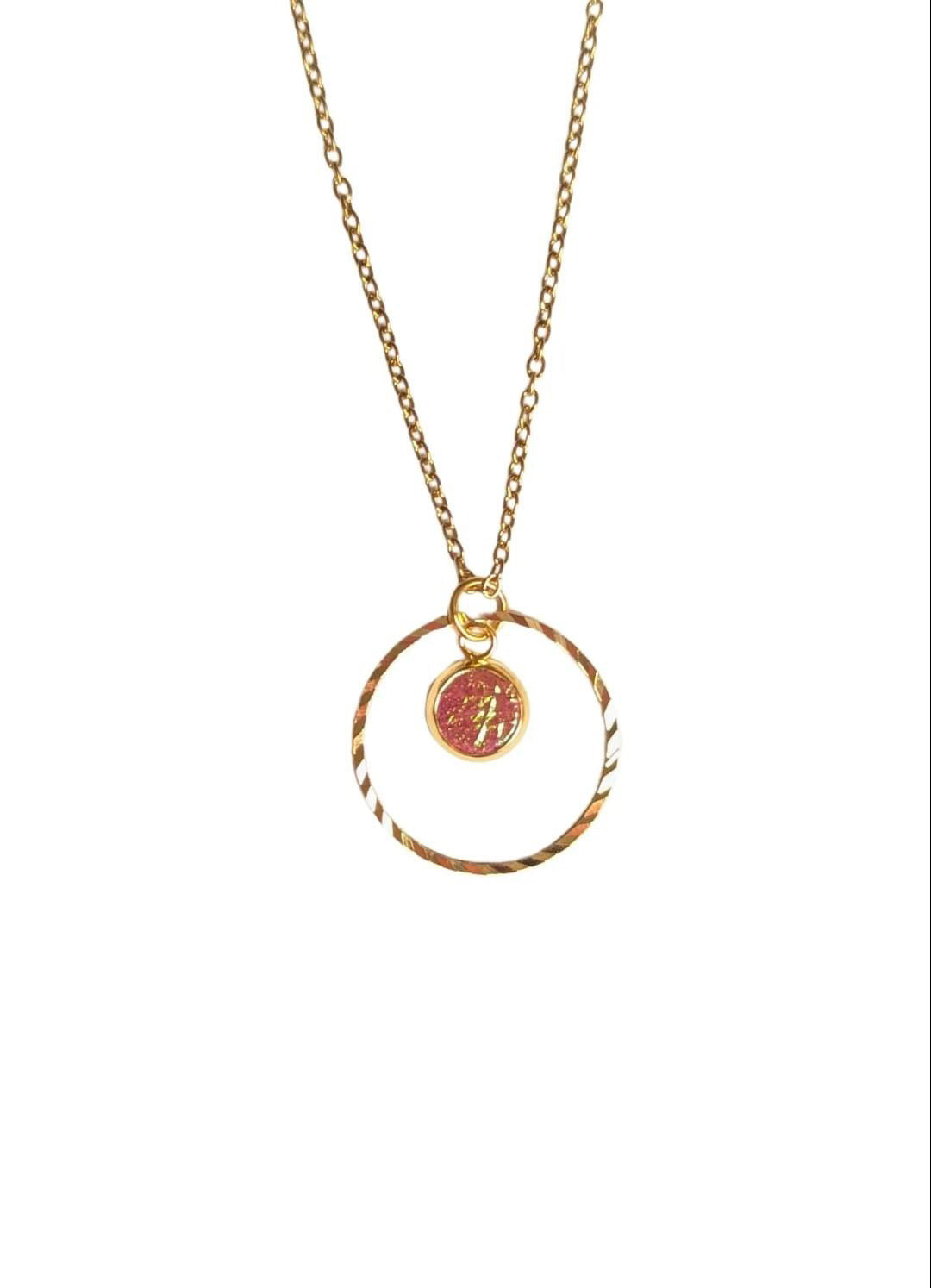 Bijoux Collier Création Jeanne&Jo Caméléon