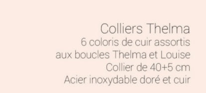 Bijoux Collier Thelma kiss - Création Jeanne et Jo - TU