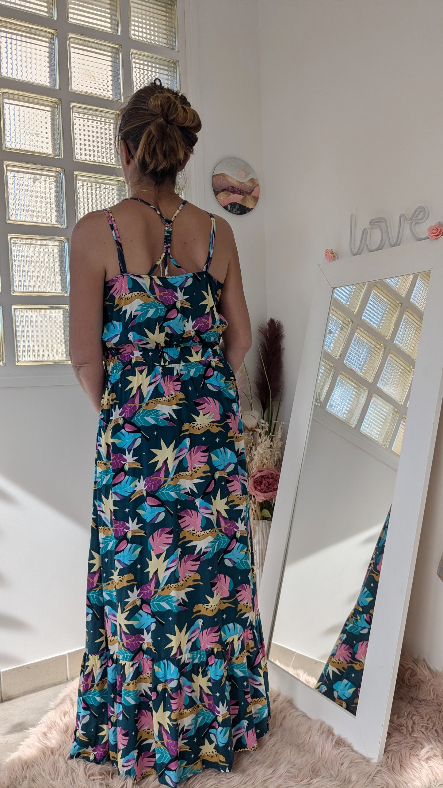 Robe longue tropicale - Cache cache - 40