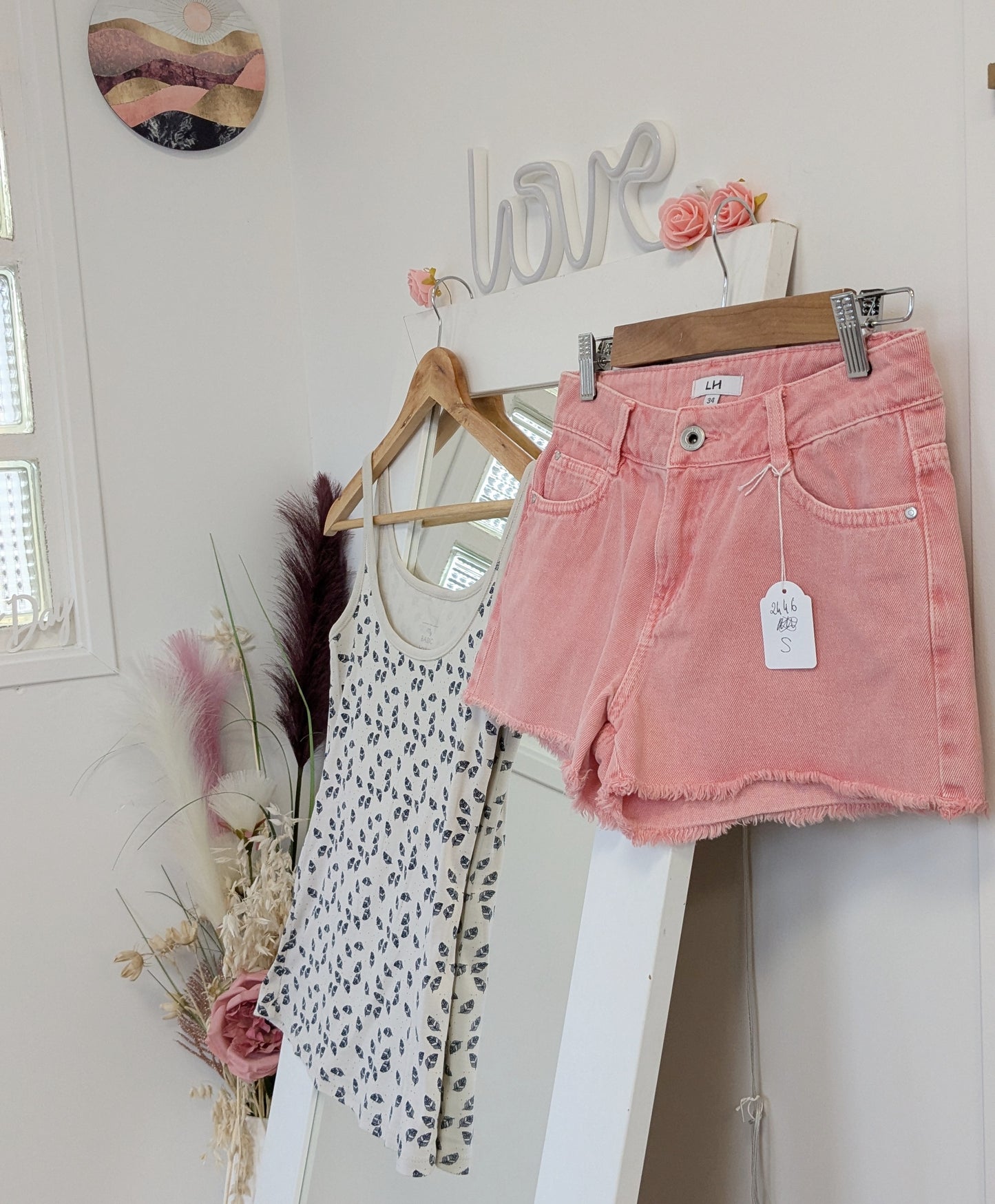 Neuf short jeans rose - La Halle - 34