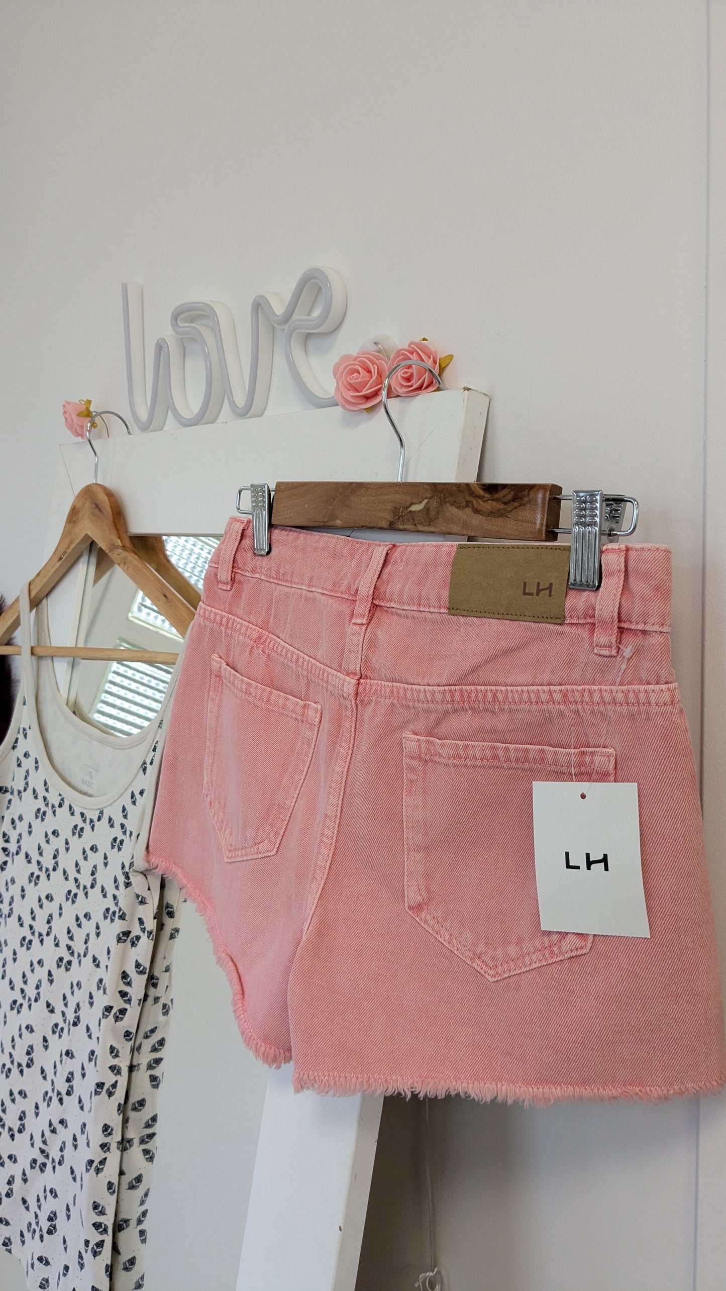 Neuf short jeans rose - La Halle - 34