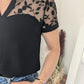 Blouse noir dentelle - Nafnaf - 38